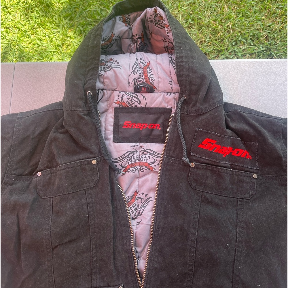 Snap On Tools Work Zipper Hoodie Size Large